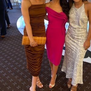 Brown Amazon midi dress